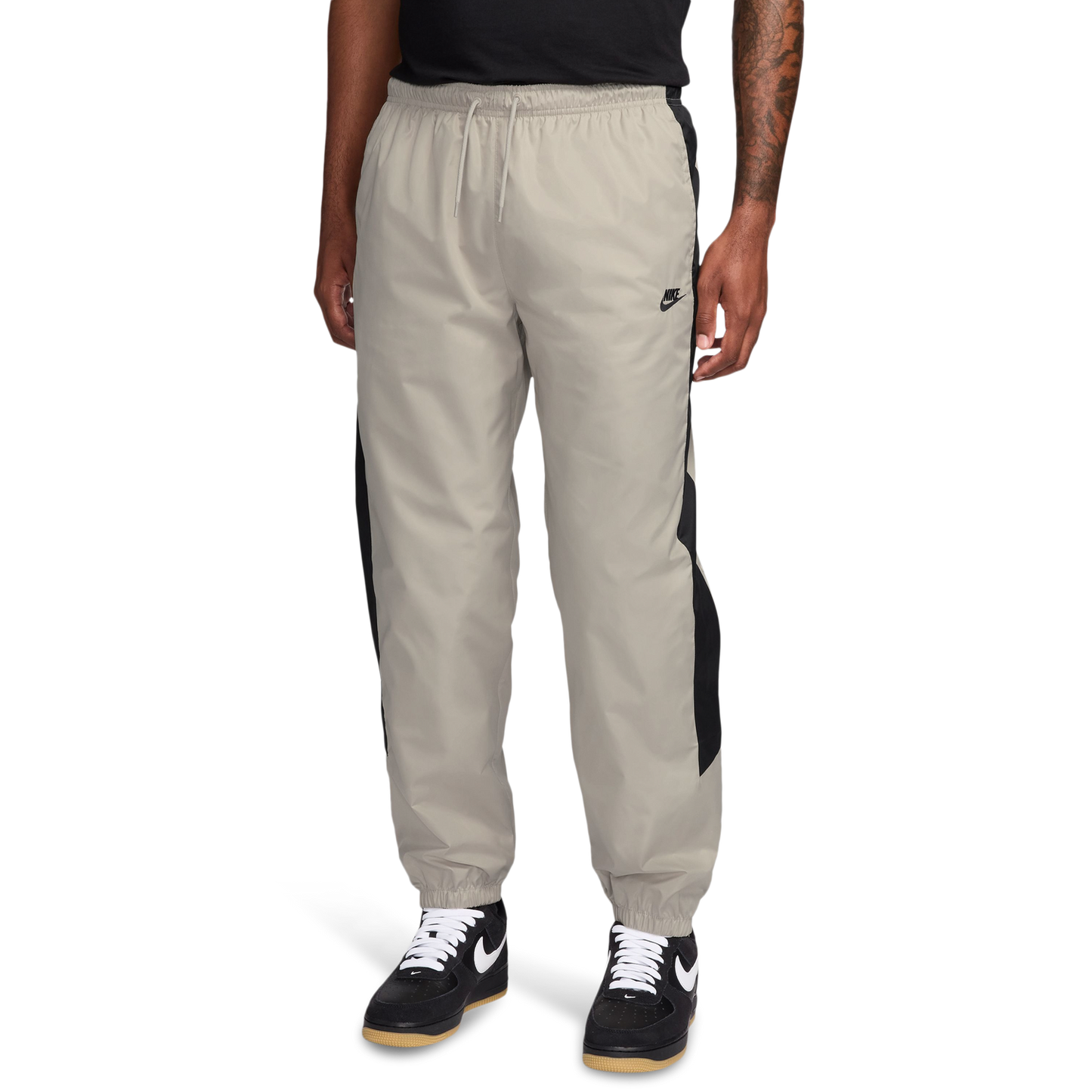Nike NSW Windrunner Pants - Men's - Cream Ii/Black