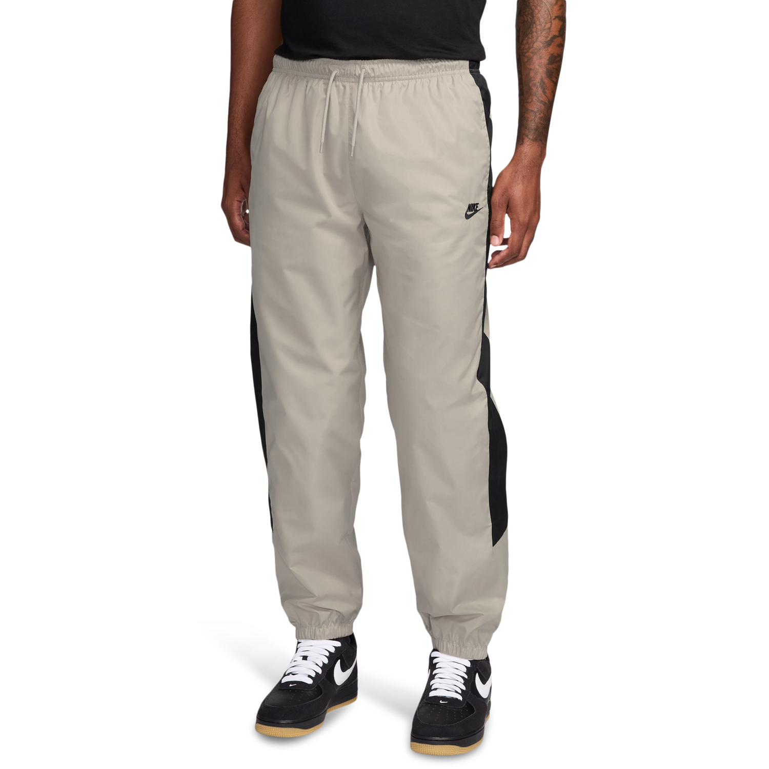 Nike NSW Windrunner Pants - Men's - Cream Ii/Black