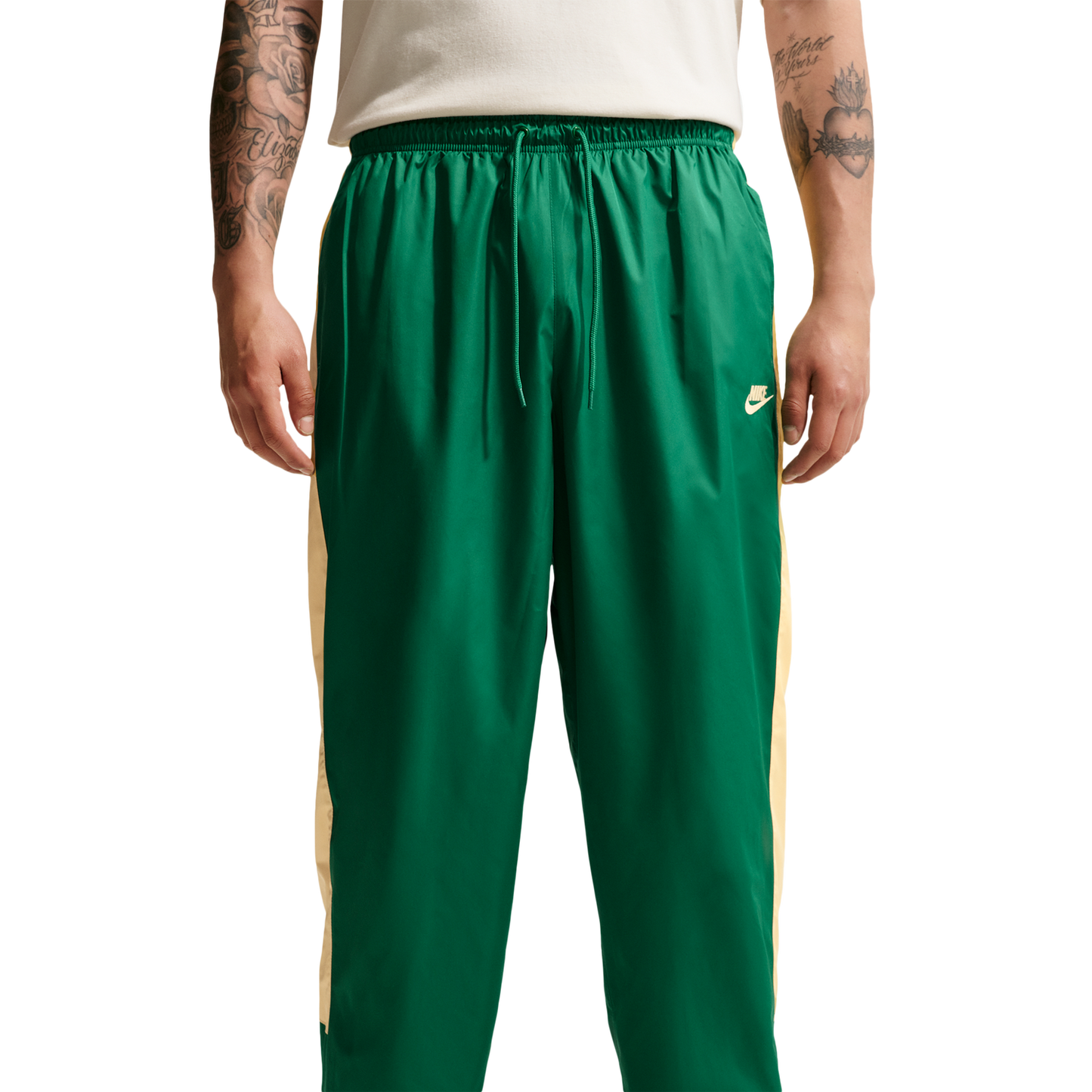 Nike NSW Windrunner Pants - Men's - Topaz Gold/Malachite/Topaz Gold