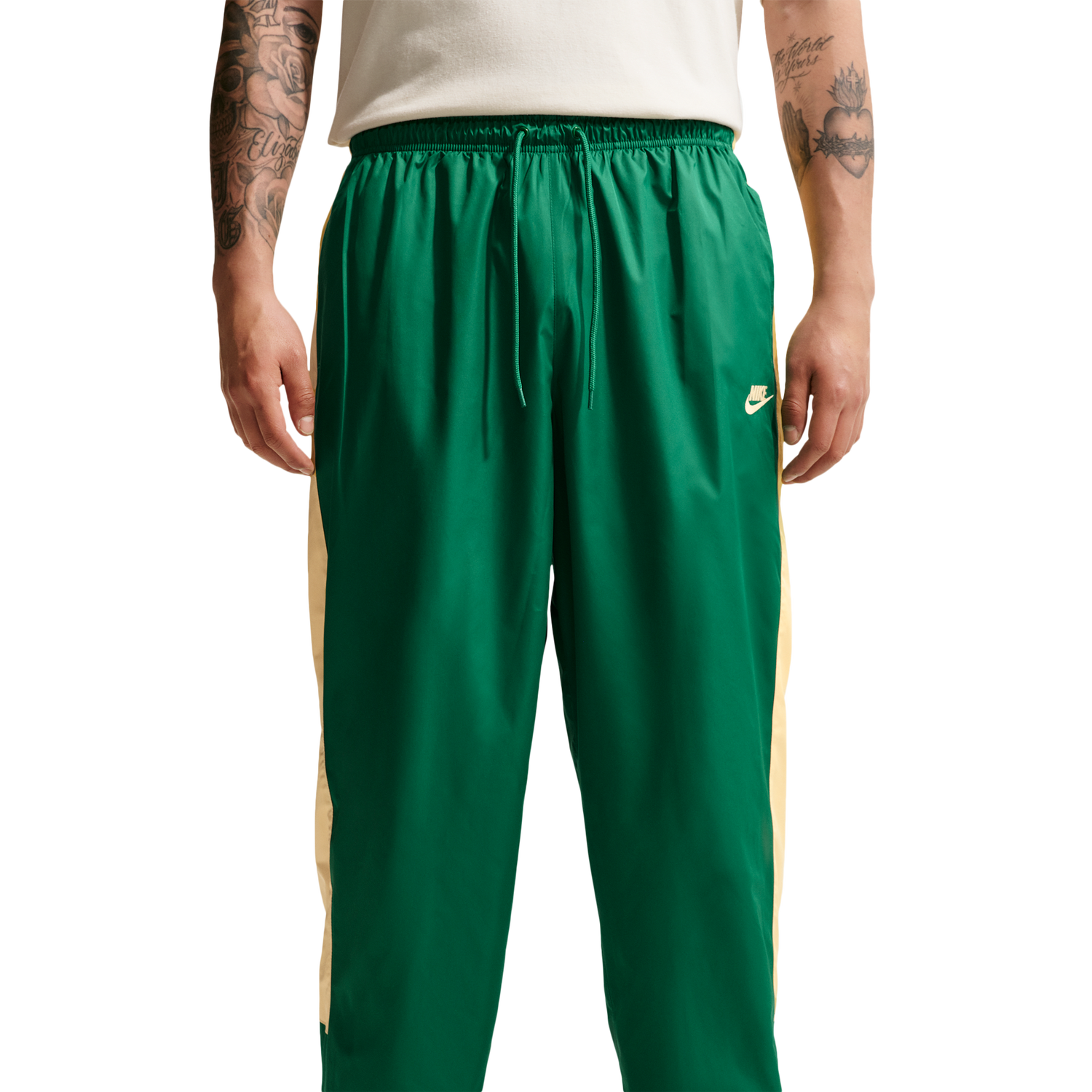Nike NSW Windrunner Pants - Men's - Topaz Gold/Malachite/Topaz Gold