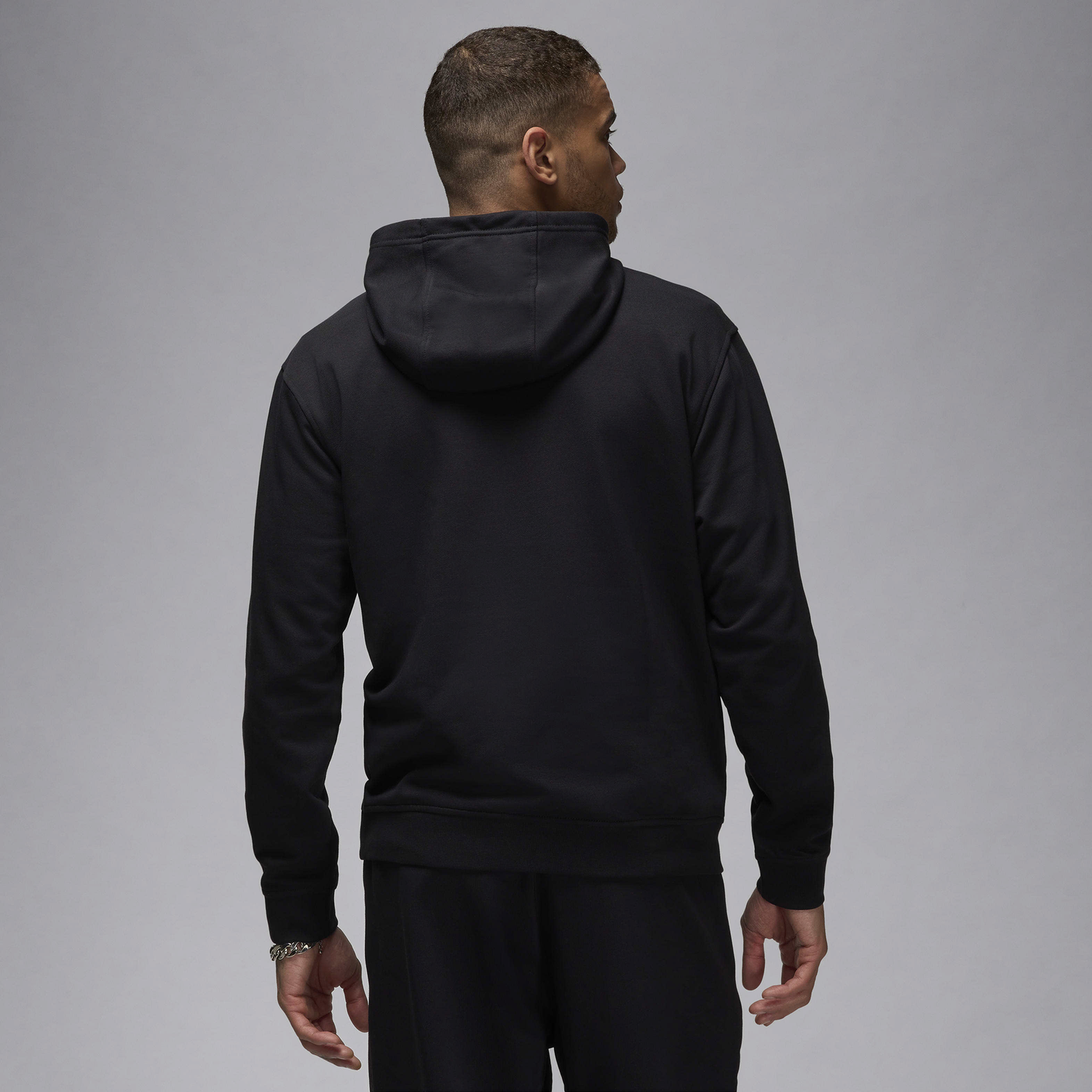 Jordan Dri-FIT Sport Crossover Fleece Pullover - Men's - Black/White