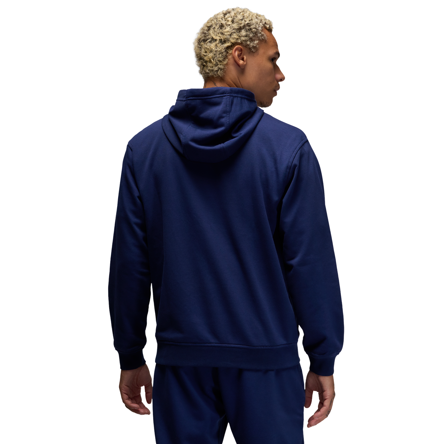 Jordan Drifit Sport Crossover Fleece Pull Over - Men's - Midnight Navy/White