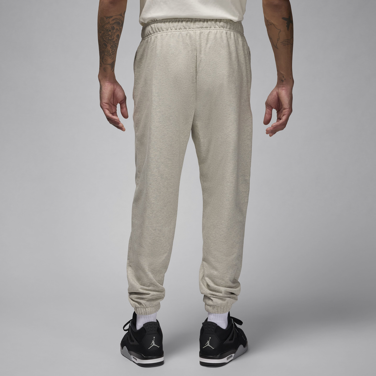 Jordan Dri-FIT Sport Crossover Fleece Pants - Men's - Grey Heather/White