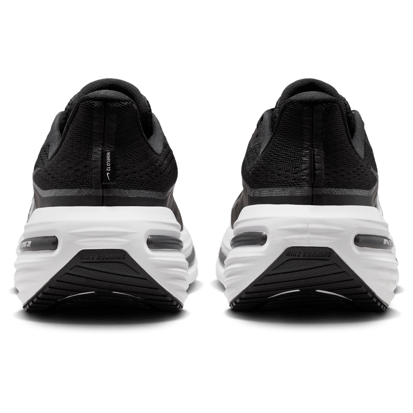 Nike Air Winflo 12 - Men's - Black/White/Dk Smoke Grey