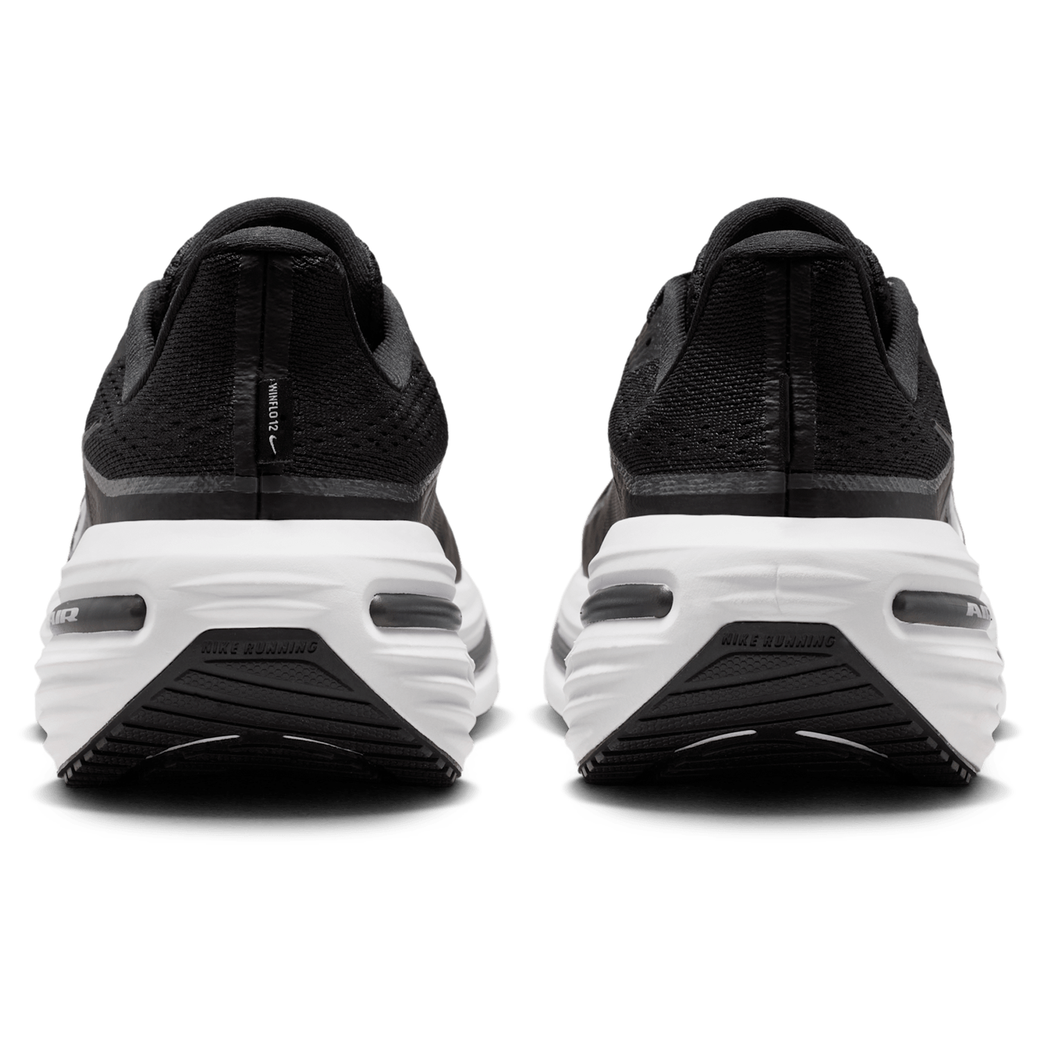 Nike Air Winflo 12 - Men's - Black/White/Dk Smoke Grey