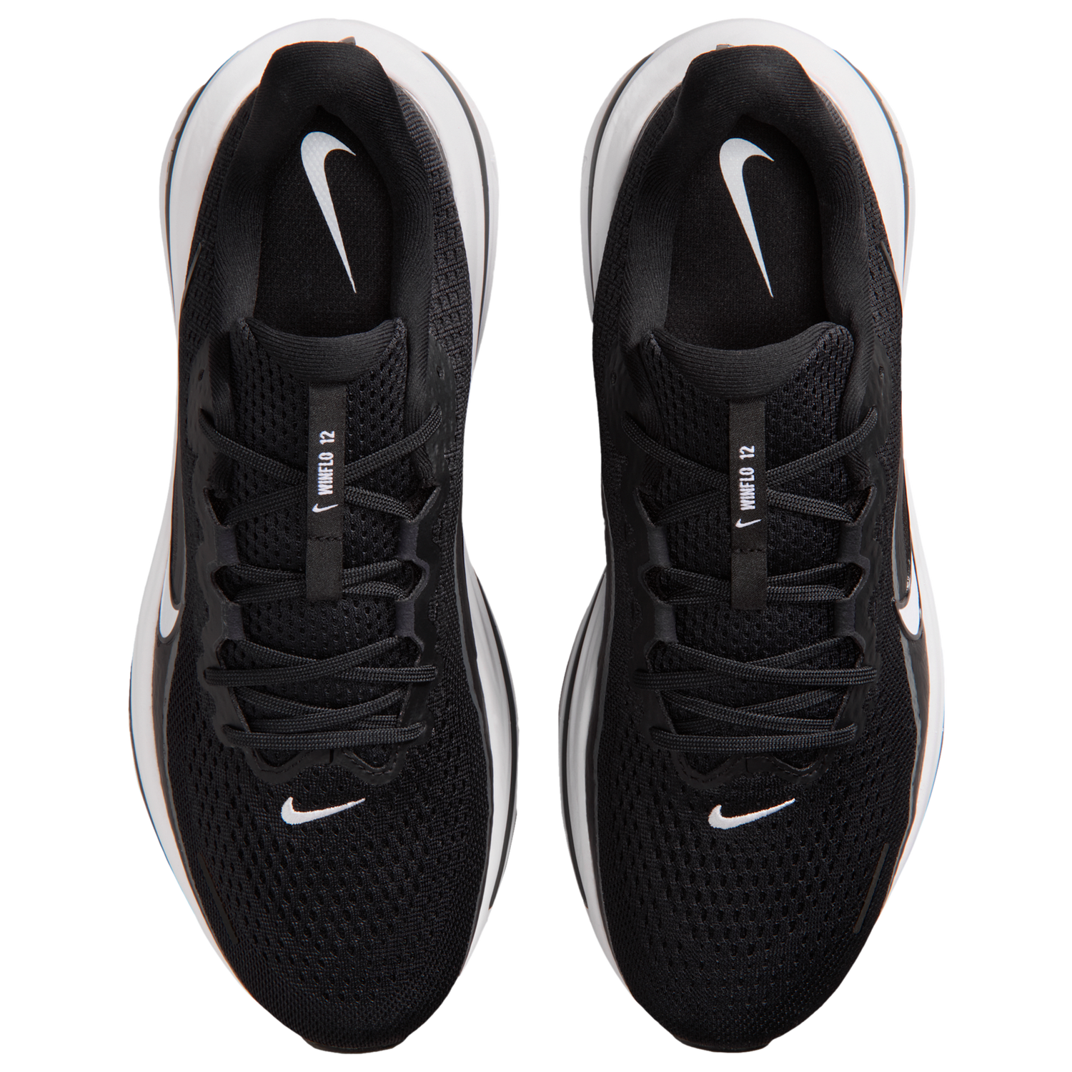 Nike Air Winflo 12 - Men's - Black/White/Dk Smoke Grey