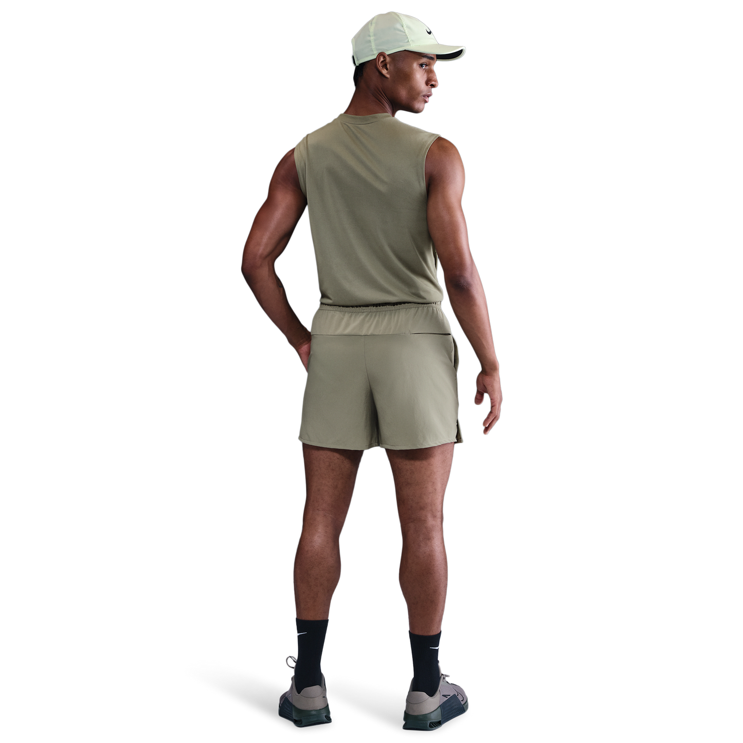 Nike Unlimited 5 Inch Unlined Shorts - Men's - Light Army/Black/Light Army