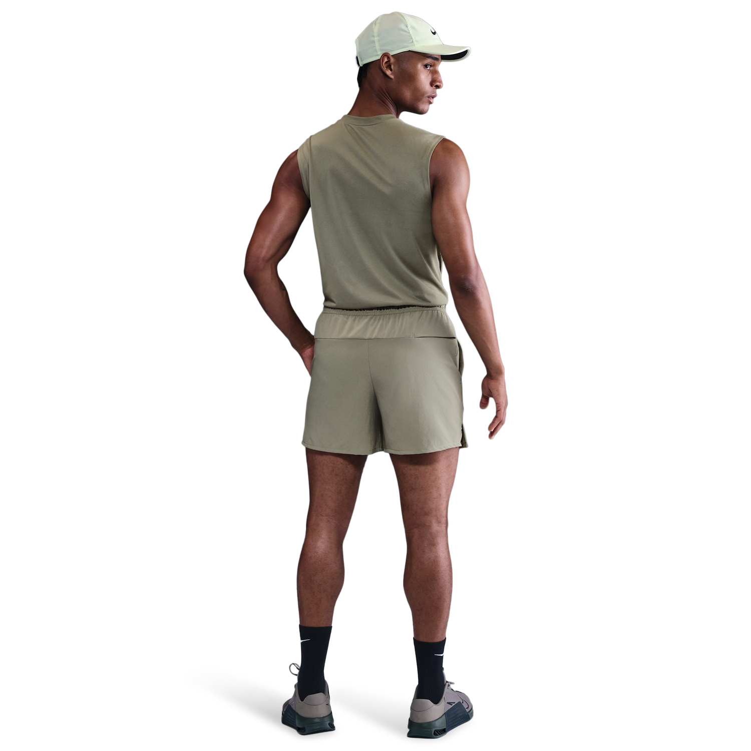 Nike Unlimited 5 Inch Unlined Shorts - Men's - Light Army/Black/Light Army