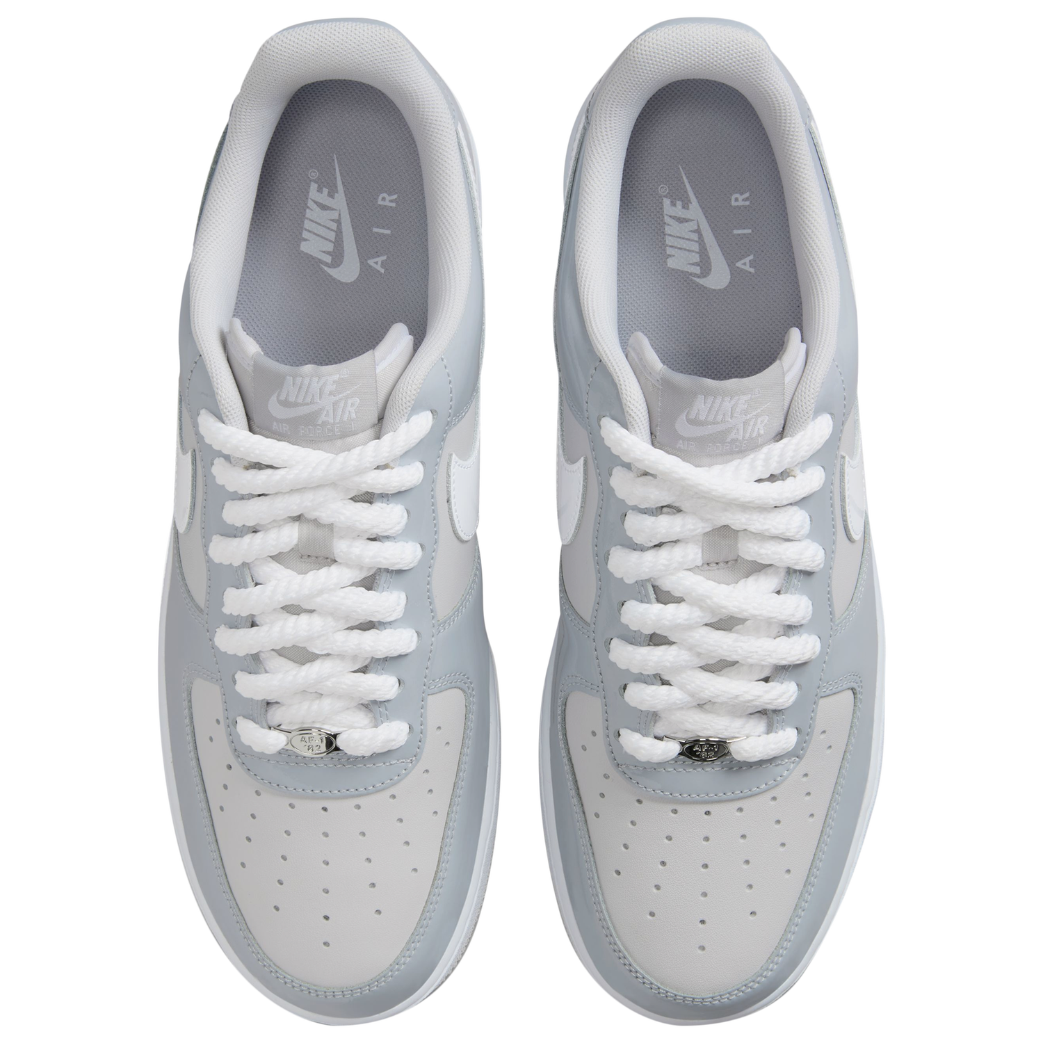 Nike Air Force 1 '07 LV8 Edge - Men's - Wolf Grey/Vast Grey/White