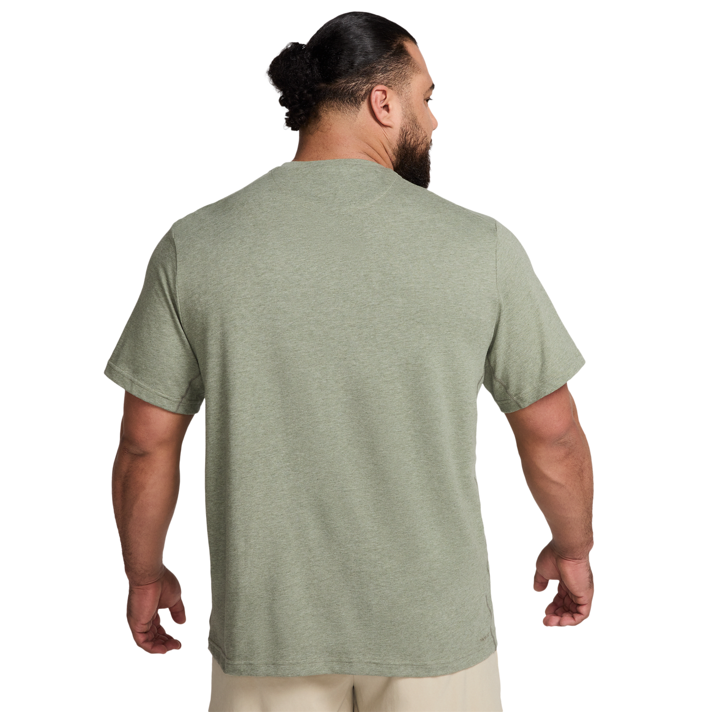 Nike Dri-FIT Primary Statement Short Sleeve T-Shirt - Men's - Heather/Light Army/Light Army