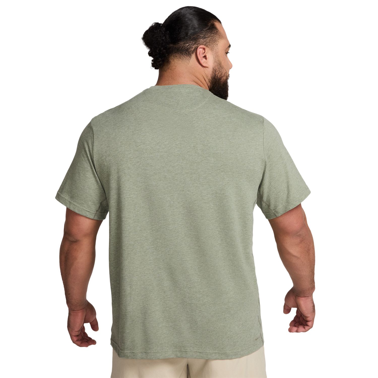 Nike Dri-FIT Primary Statement Short Sleeve T-Shirt - Men's - Heather/Light Army/Light Army