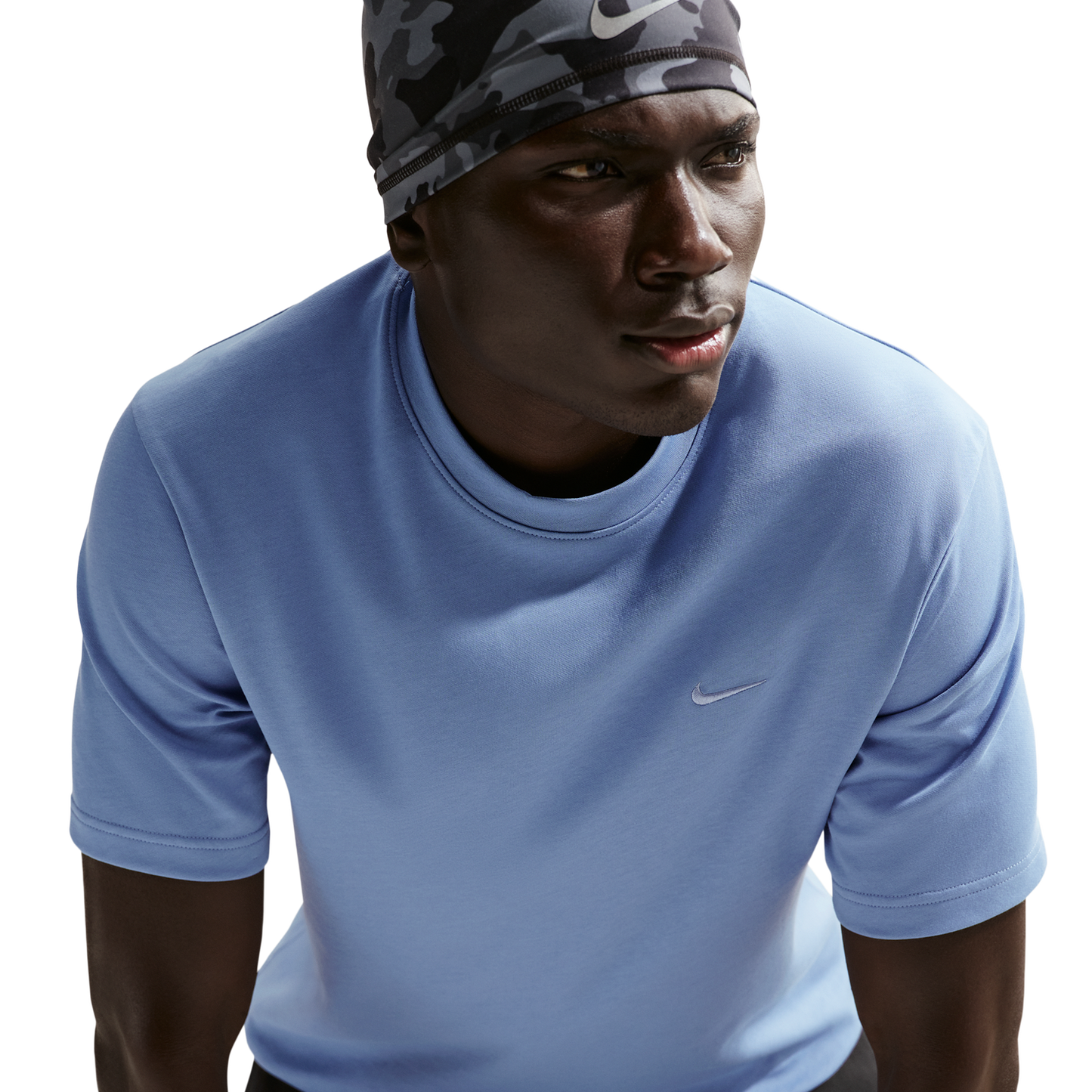 Nike Dri-FIT Primary Statement Short Sleeve T-Shirt - Men's - Work Blue/Work Blue