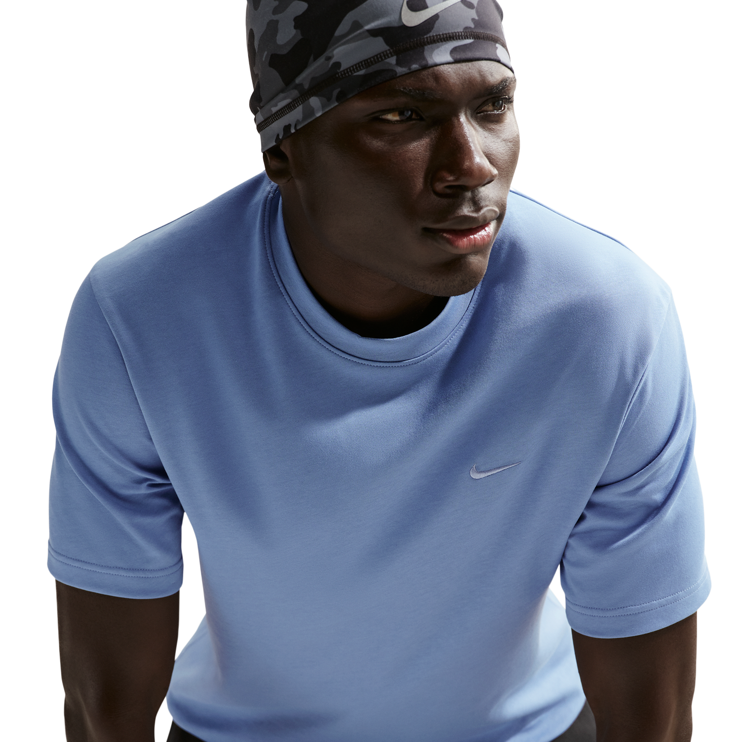 Nike Dri-FIT Primary Statement Short Sleeve T-Shirt - Men's - Work Blue/Work Blue