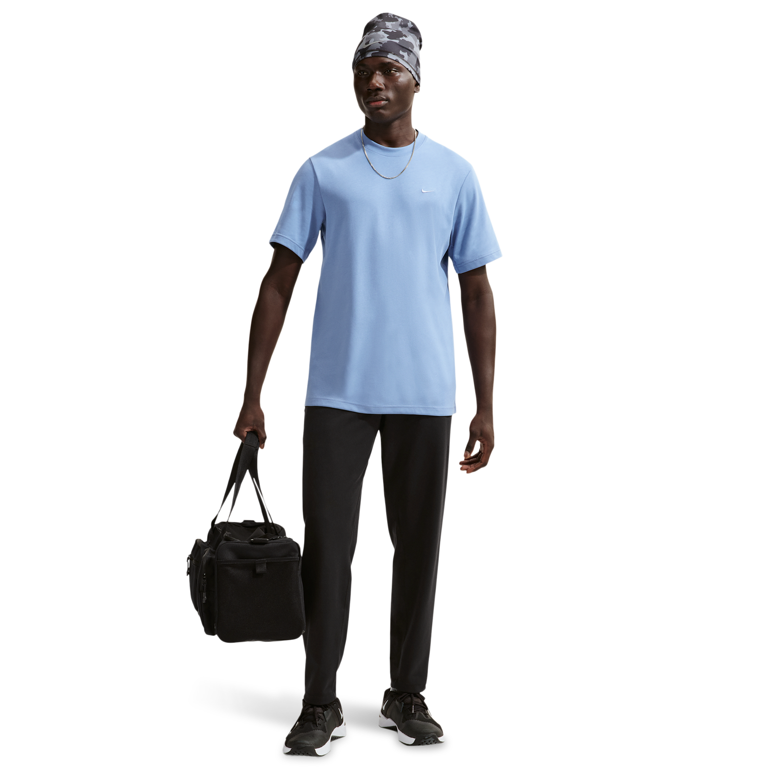 Nike Dri-FIT Primary Statement Short Sleeve T-Shirt - Men's - Work Blue/Work Blue