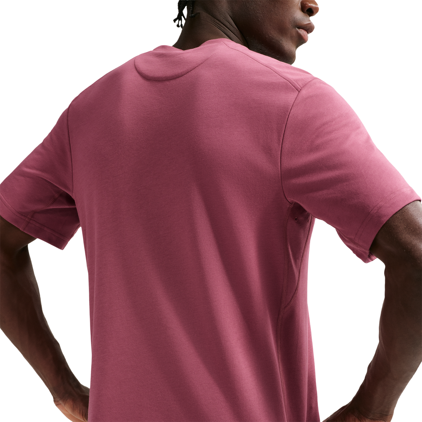 Nike Dri-FIT Primary Statement Short Sleeve T-Shirt - Men's - Pink Smoke/Pink Smoke