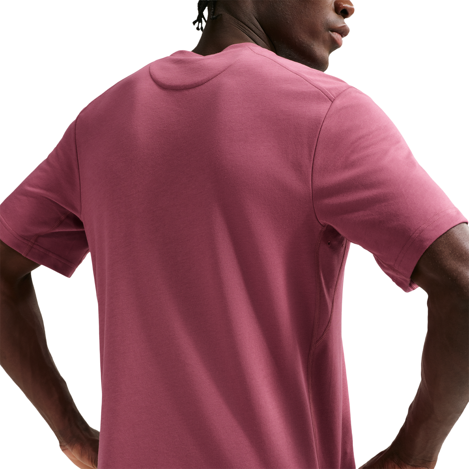 Nike Dri-FIT Primary Statement Short Sleeve T-Shirt - Men's - Pink Smoke/Pink Smoke