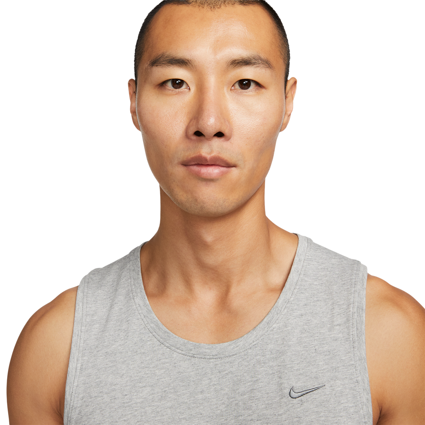 Nike Dri-FIT Primary Statement Tank - Men's - Dk Grey Heather/Heather/Smoke Grey