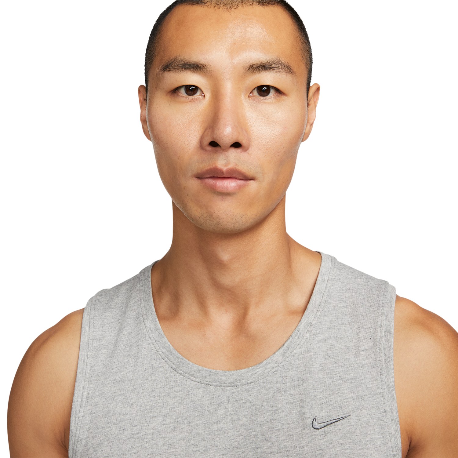Nike Dri-FIT Primary Statement Tank - Men's - Dk Grey Heather/Heather/Smoke Grey