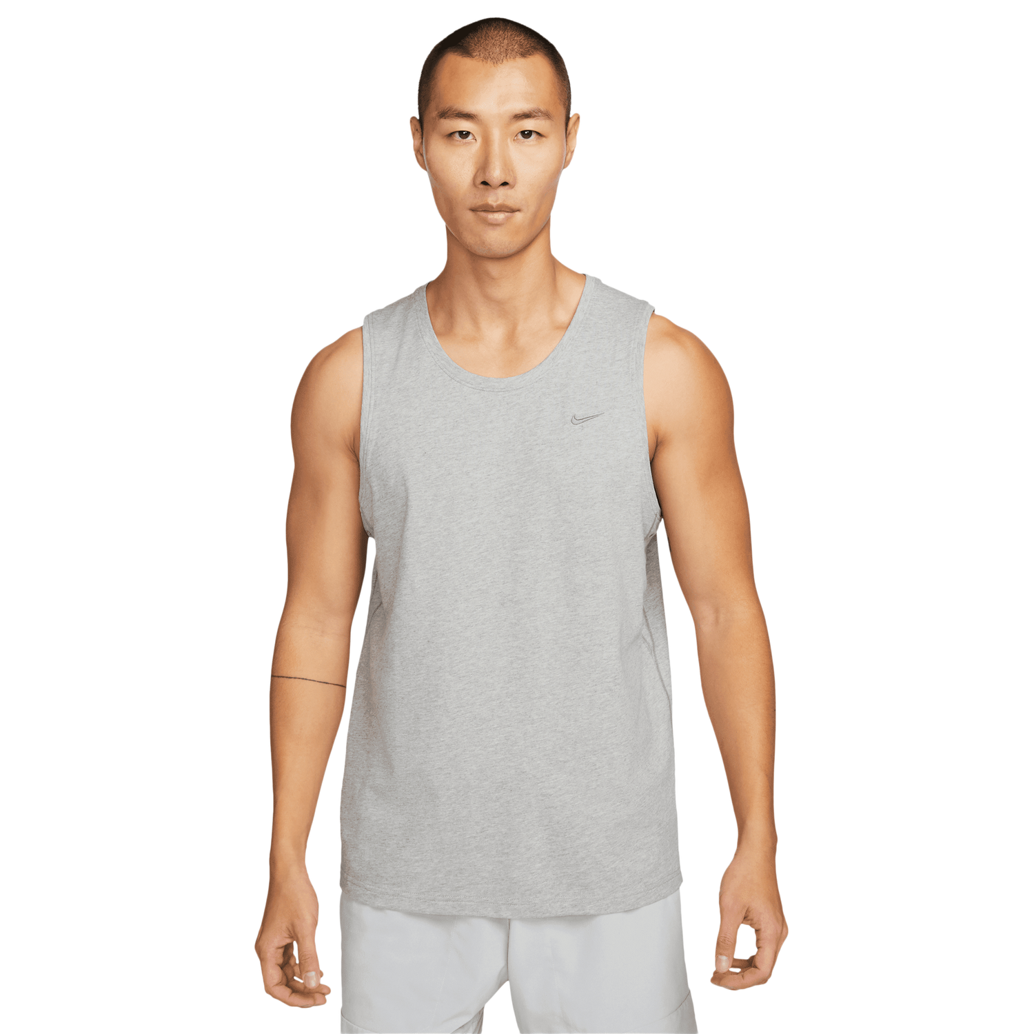 Nike Dri-FIT Primary Statement Tank - Men's - Dk Grey Heather/Heather/Smoke Grey