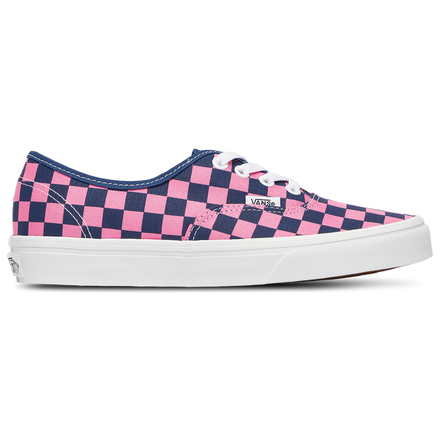 Vans OMU Authentic Checkerboard - Women's - Indigo/Pink Fizz