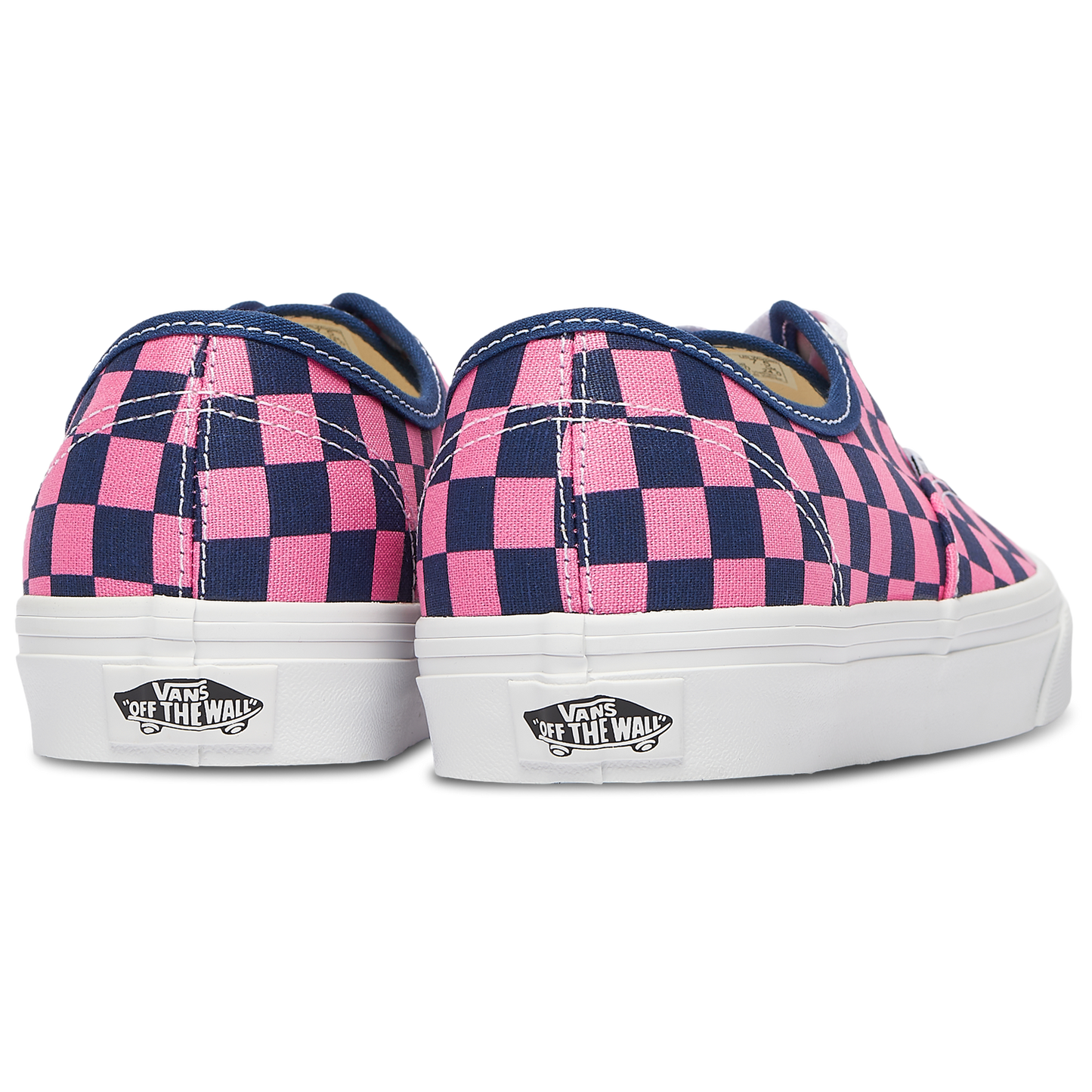 Vans OMU Authentic Checkerboard - Women's - Indigo/Pink Fizz