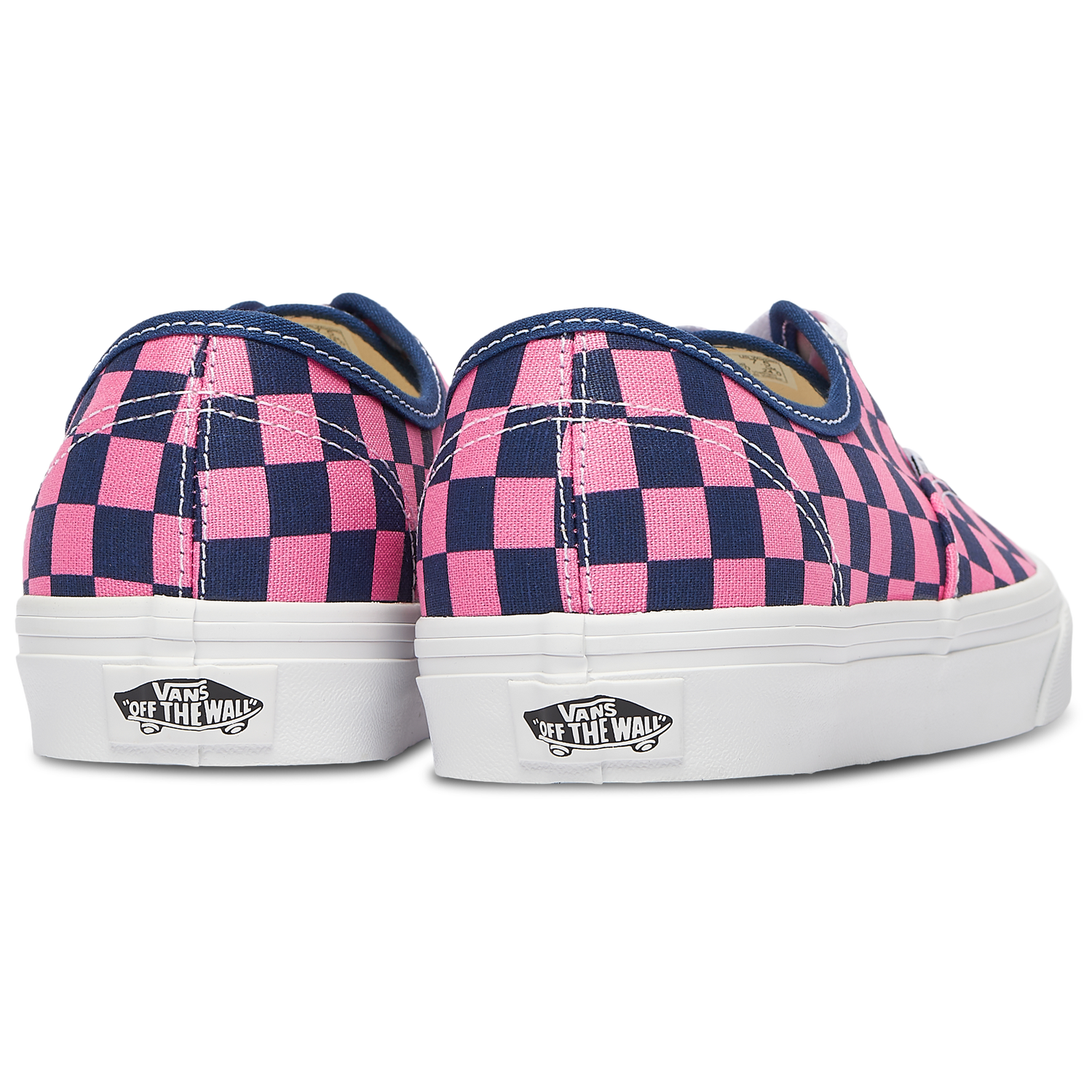 Vans OMU Authentic Checkerboard - Women's - Indigo/Pink Fizz