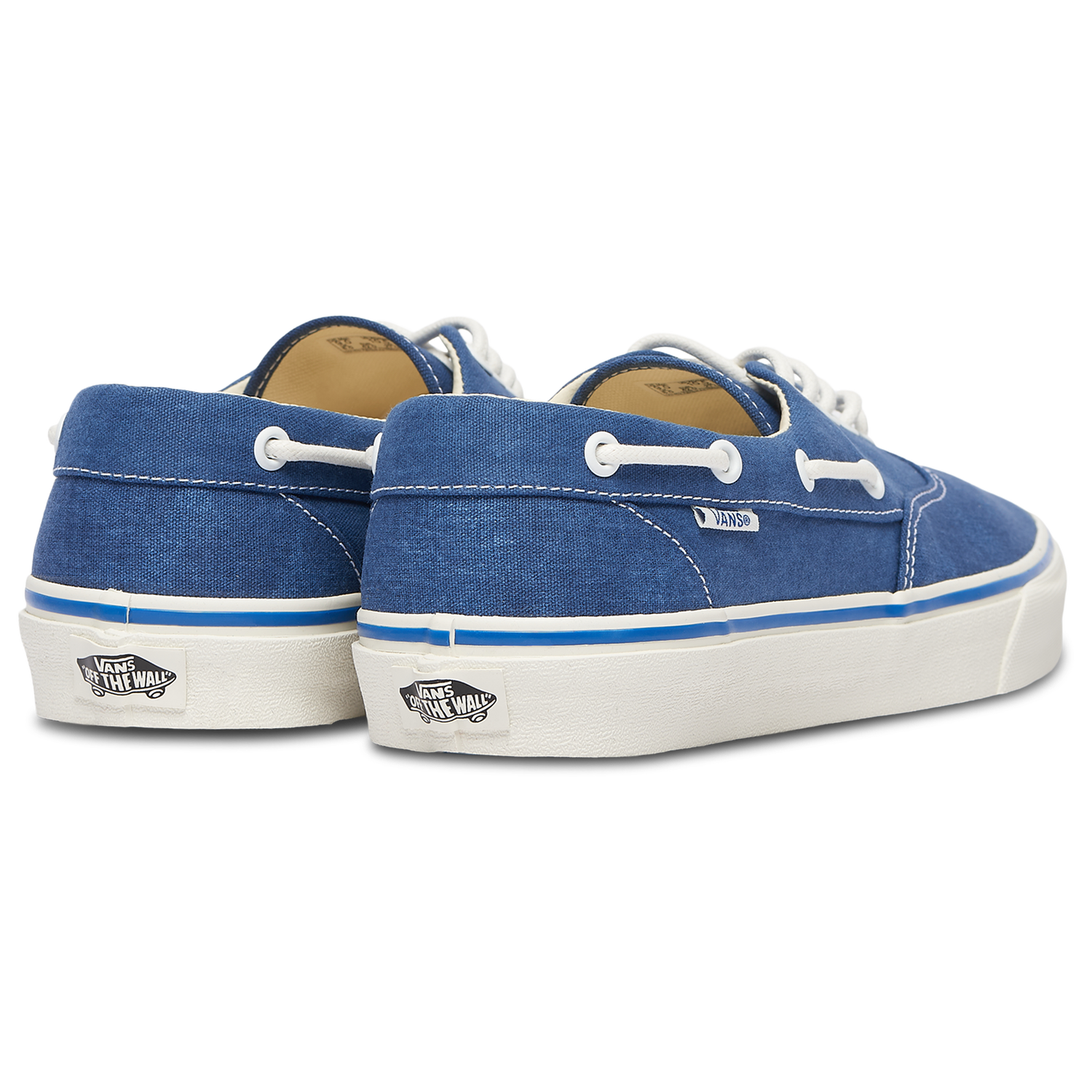 Vans Authentic Boat Shoes - Men's - Navy/Marshmallow