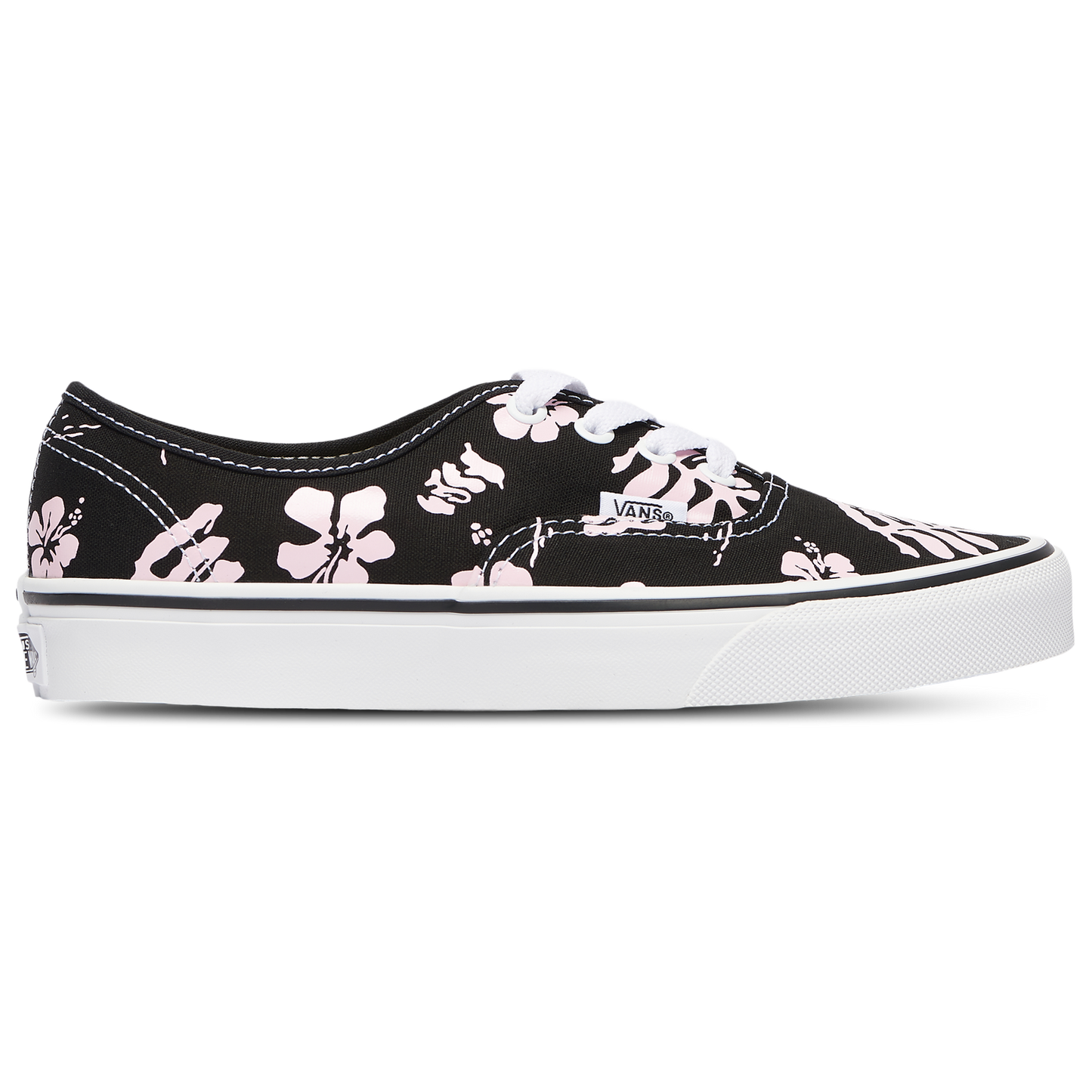 Vans Authentic Ox - Women's - Black/Pink Floral