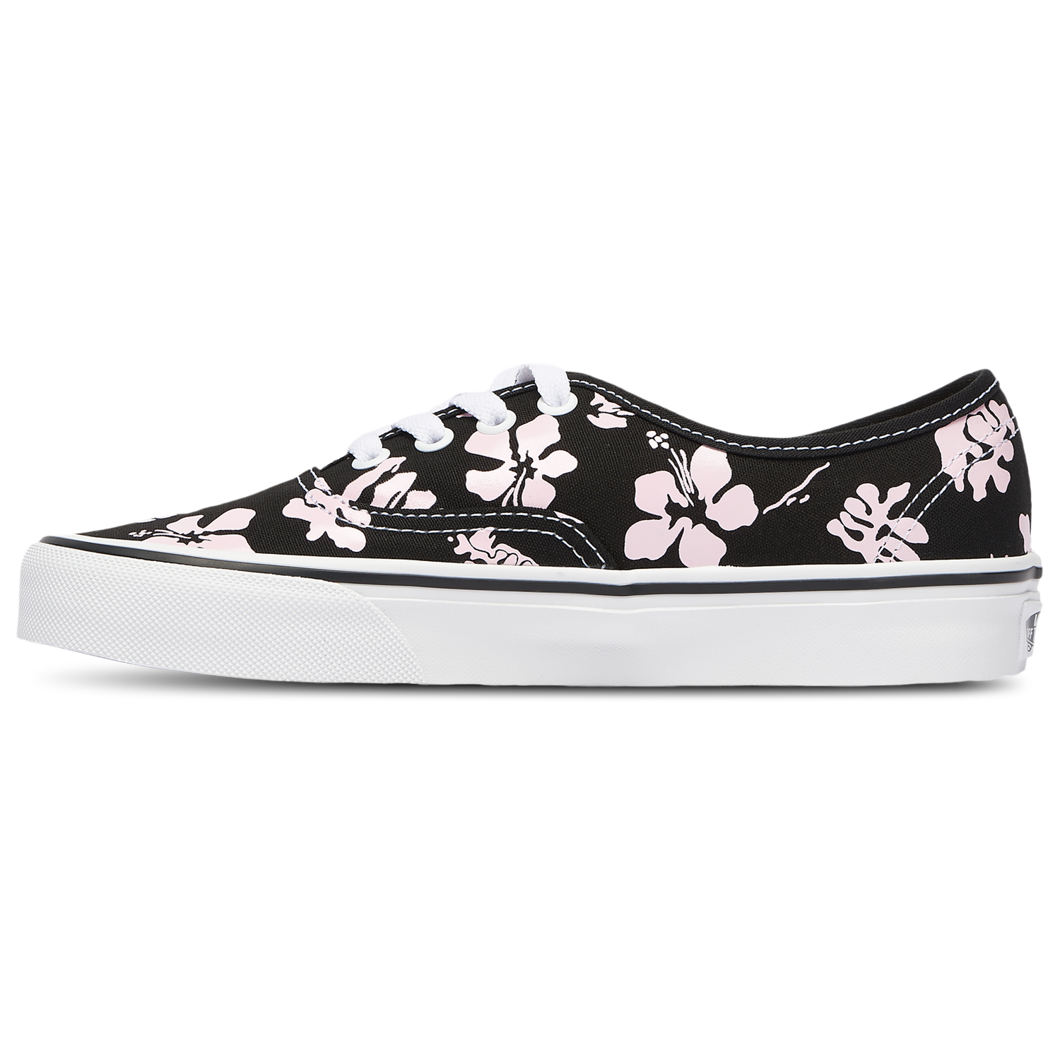 Vans Authentic Ox - Women's - Black/Pink Floral