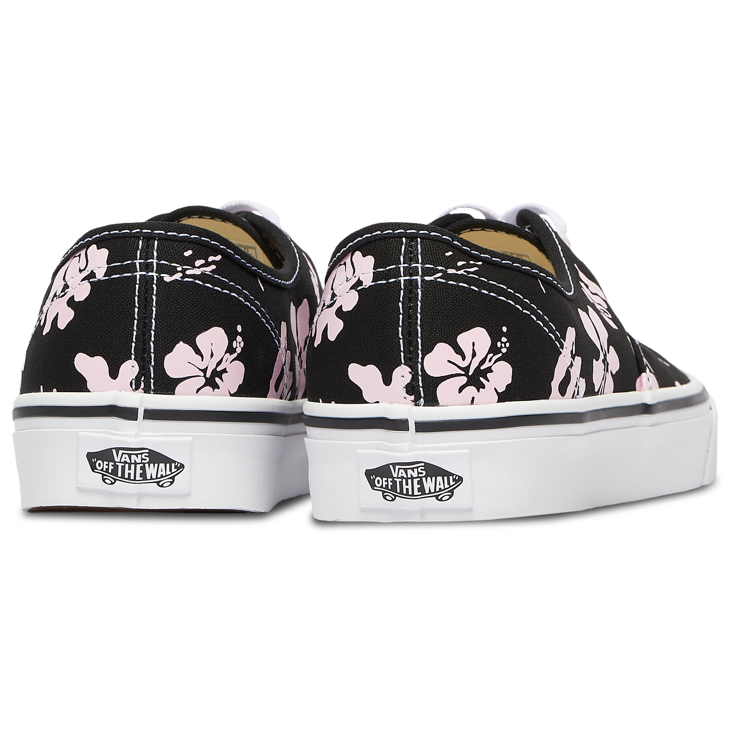 Vans Authentic Ox - Women's - Black/Pink Floral