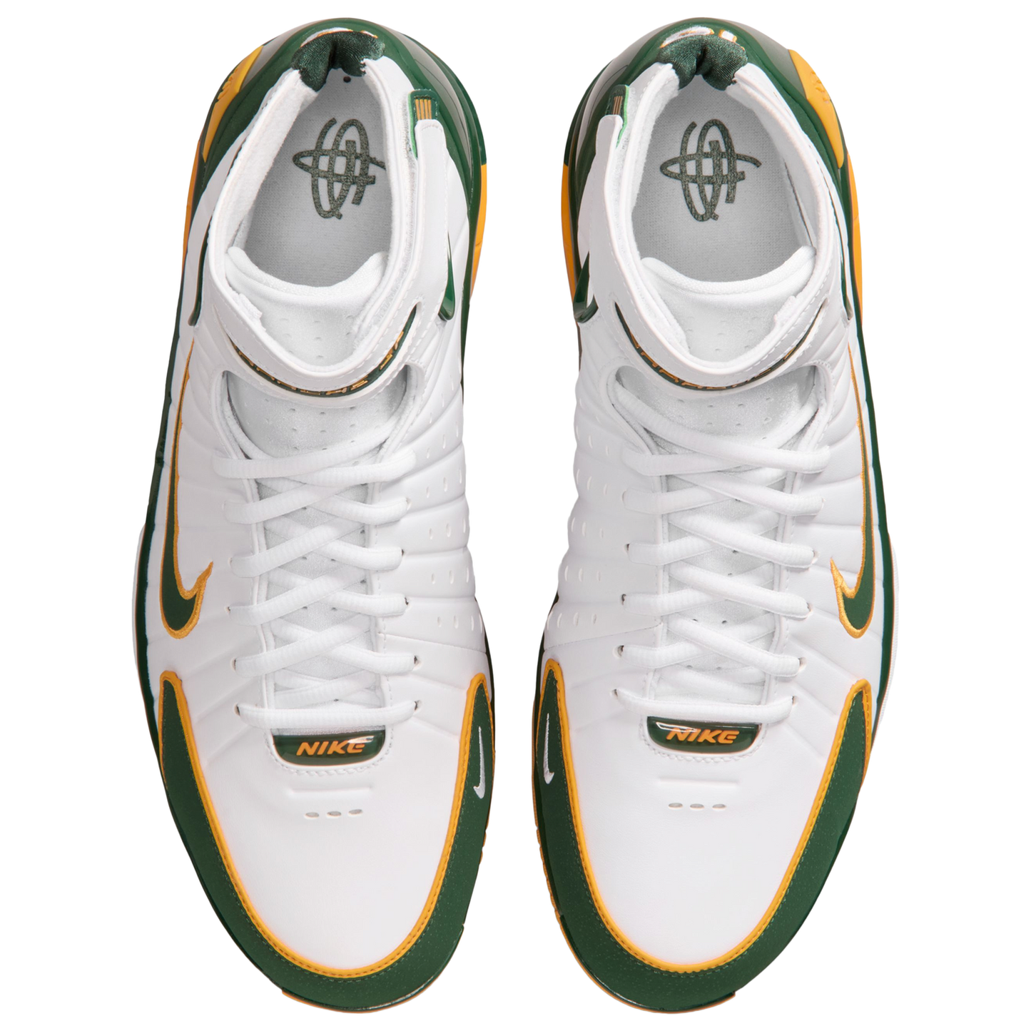 Nike Huarache 2k4 - Men's - Yellow/White/Green