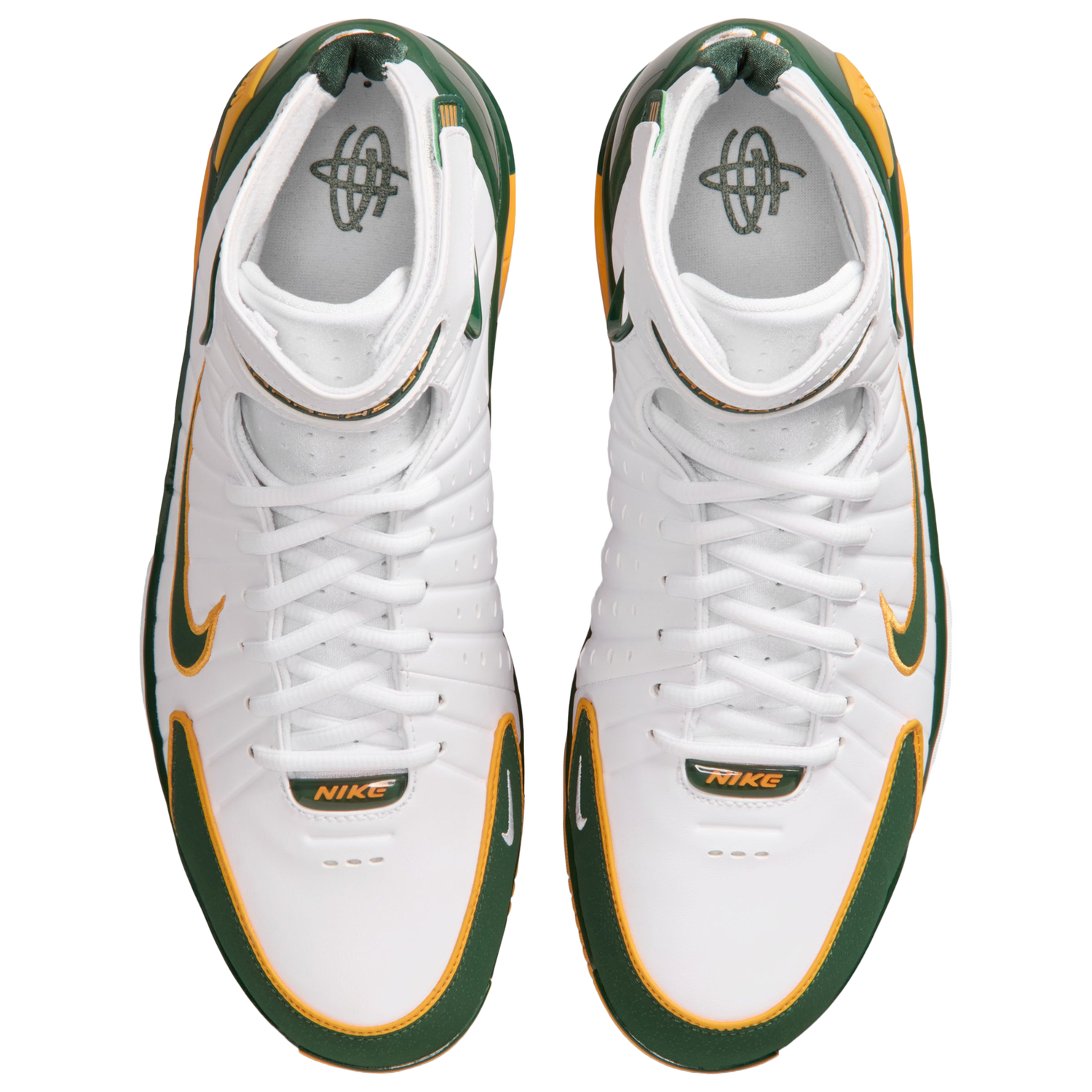 Nike Huarache 2k4 - Men's - Yellow/White/Green