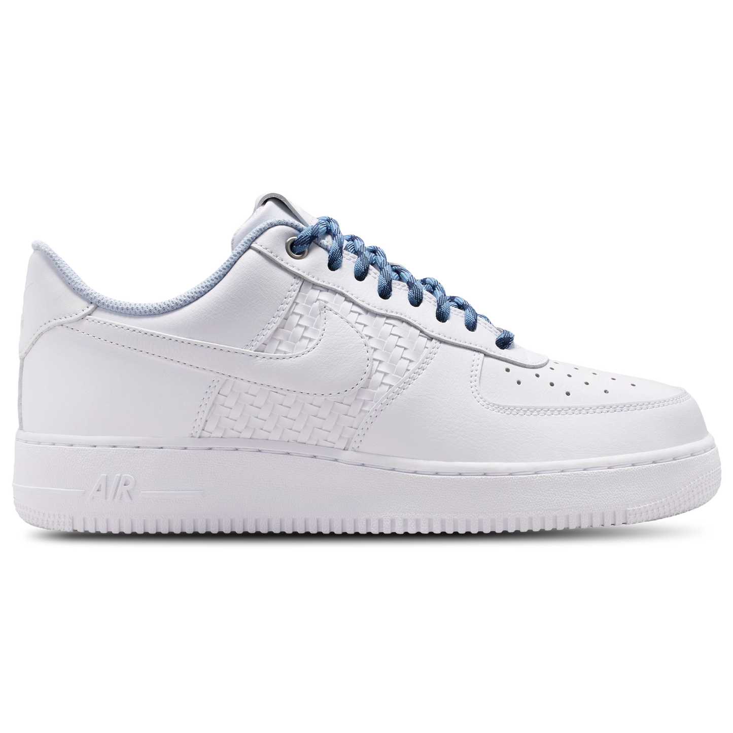 Nike Air Force 1 07 LV8 ESS+ CN - Men's - Metallic Silver/Hydrogen Blue/White