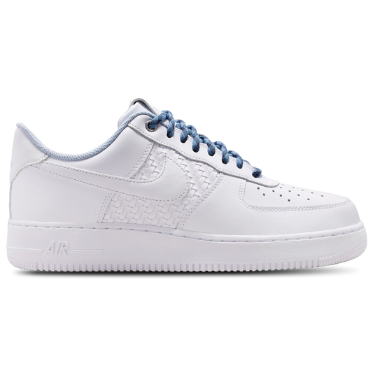 Nike Air Force 1 07 LV8 ESS+ CN - Men's - Metallic Silver/Hydrogen Blue/White