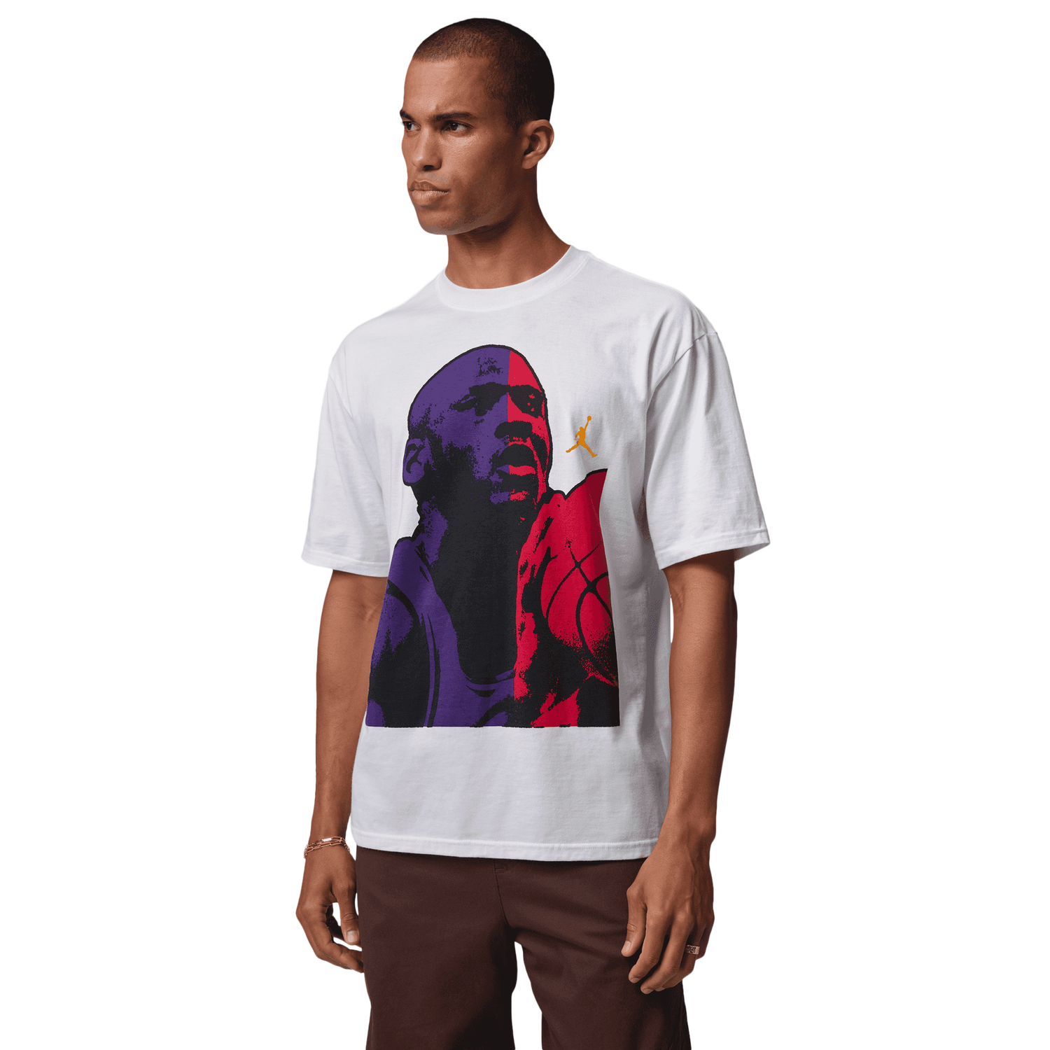 Jordan MJ Statement 1985 Short Sleeve Crew - Men's - White