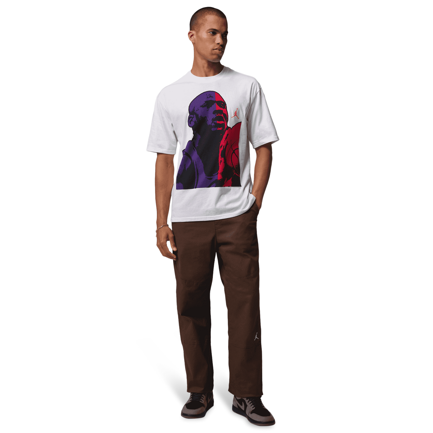 Jordan MJ Statement 1985 Short Sleeve Crew - Men's - White