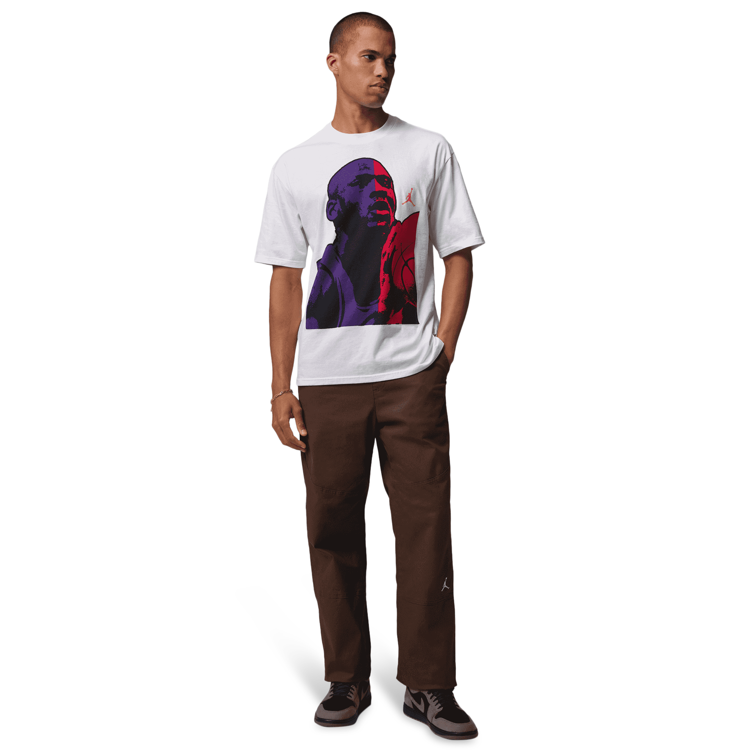 Jordan MJ Statement 1985 Short Sleeve Crew - Men's - White