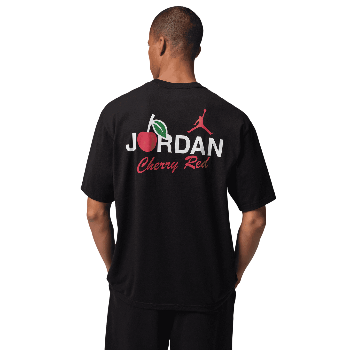 Jordan Statement 1985 Short Sleeve Crew CP - Men's - Black/Red/White