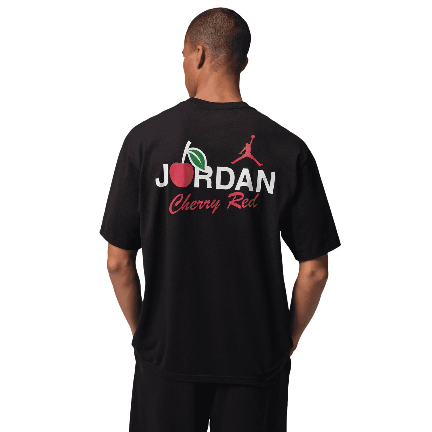 Jordan Statement 1985 Short Sleeve Crew CP - Men's - Black/Red/White