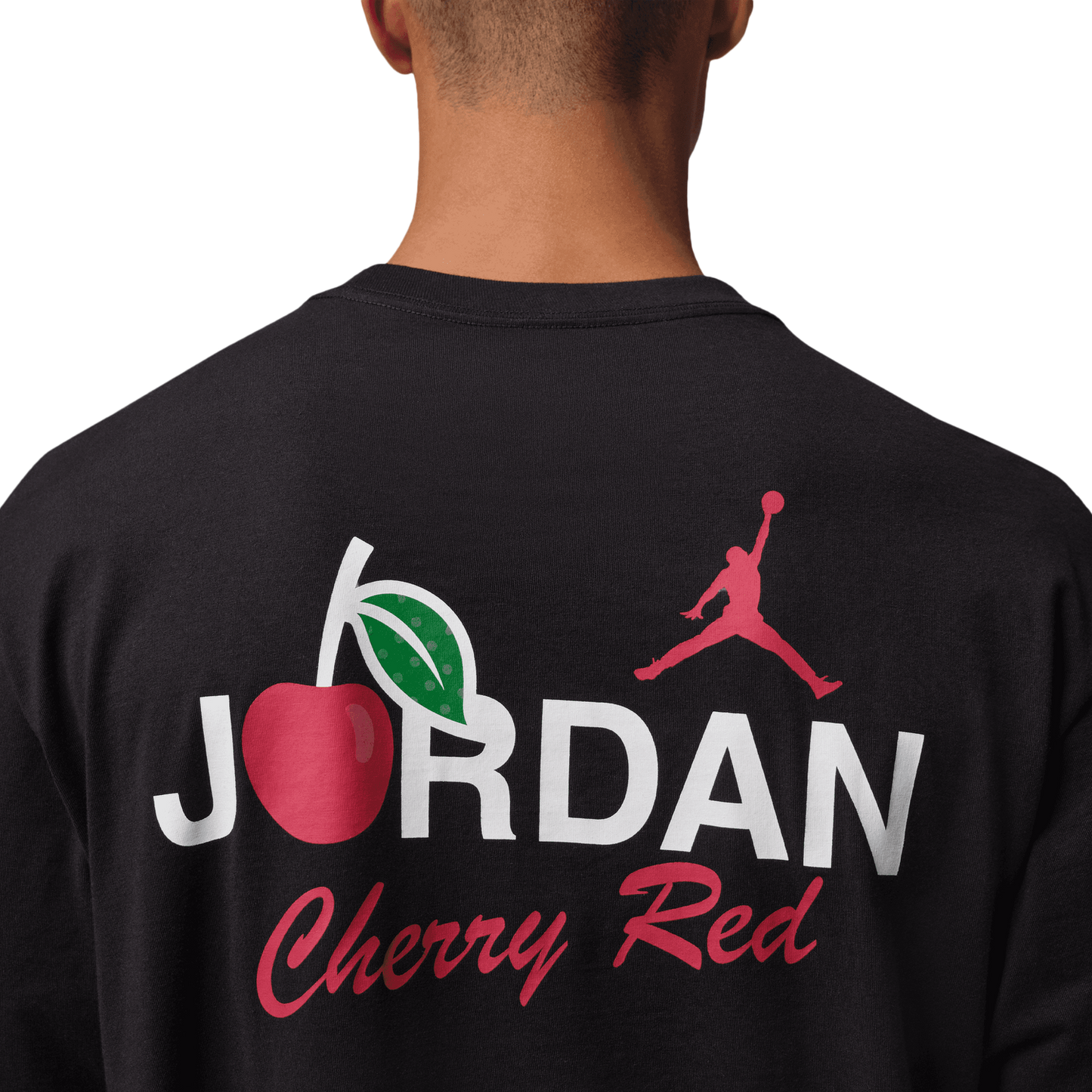 Jordan Statement 1985 Short Sleeve Crew CP - Men's - Black/Red/White