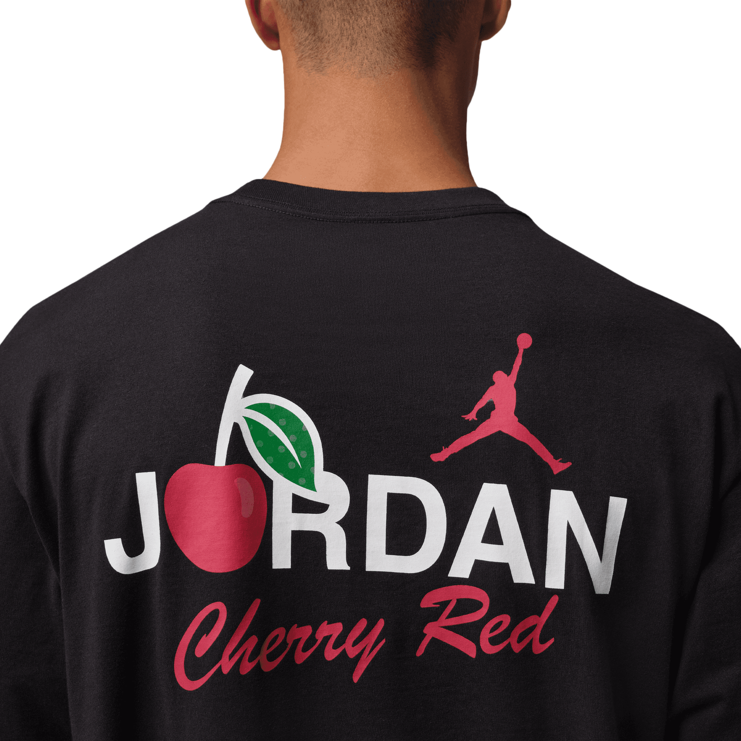 Jordan Statement 1985 Short Sleeve Crew CP - Men's - Black/Red/White