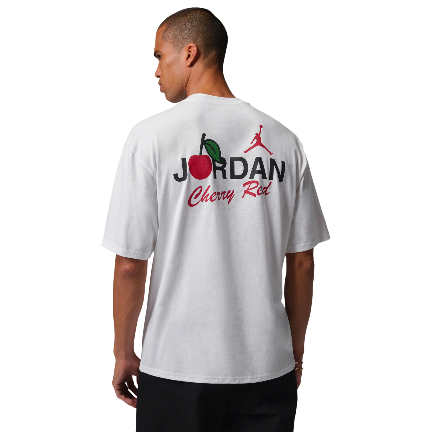 Jordan Statement 1985 Short Sleeve Crew CP - Men's - Black/White/Red