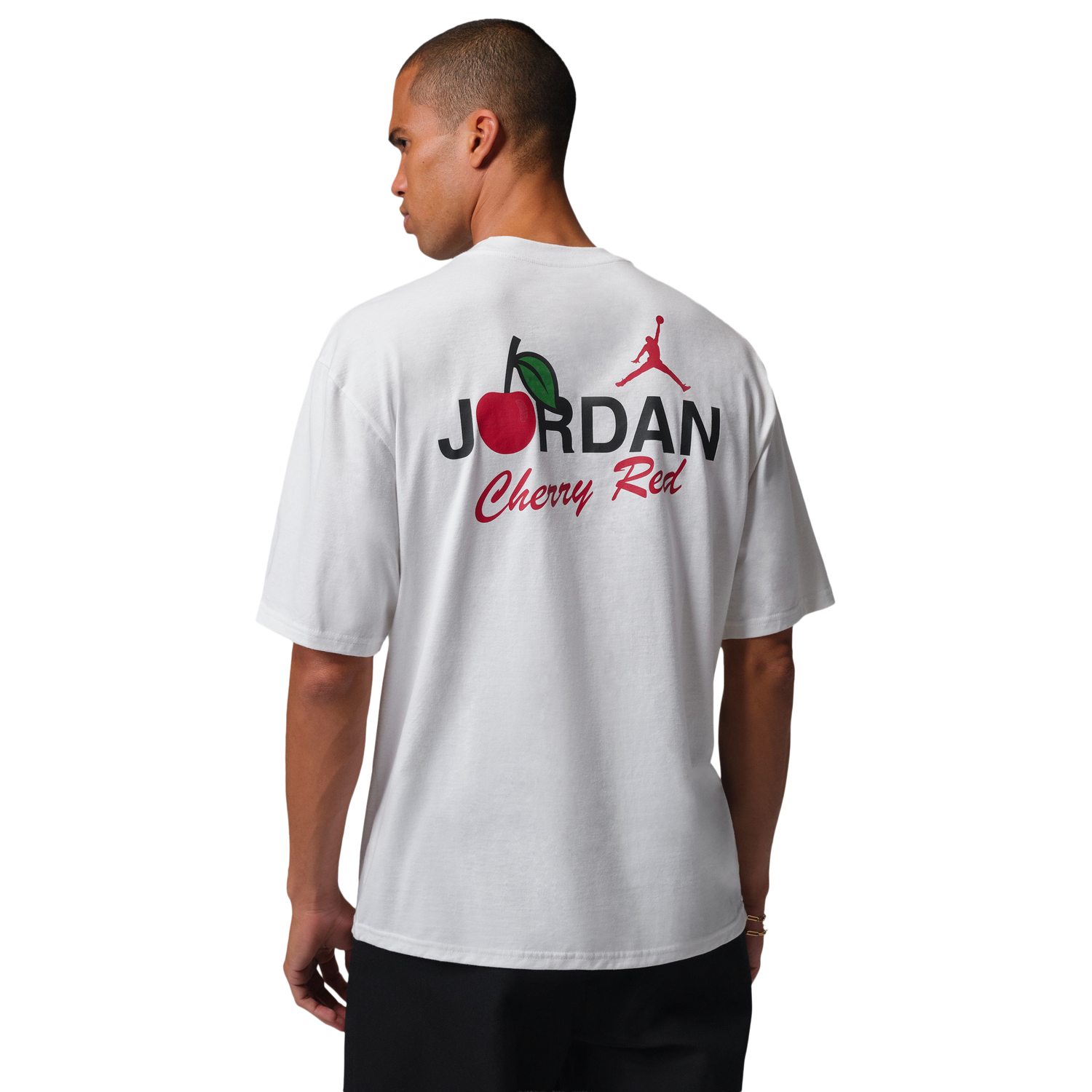 Jordan Statement 1985 Short Sleeve Crew CP - Men's - Black/White/Red