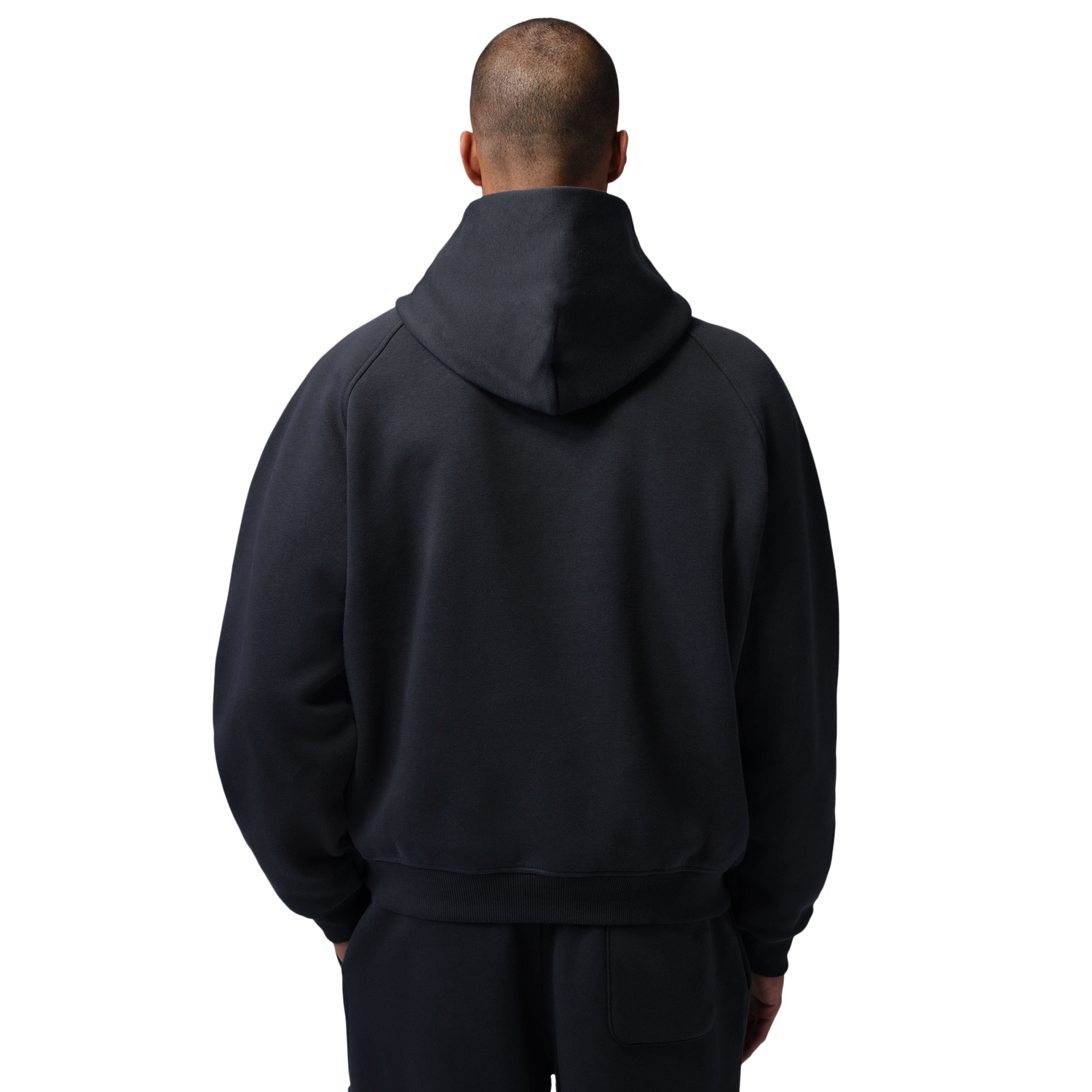 Jordan Brooklyn GFX Oversized Pullover Hoodie - Men's - Black