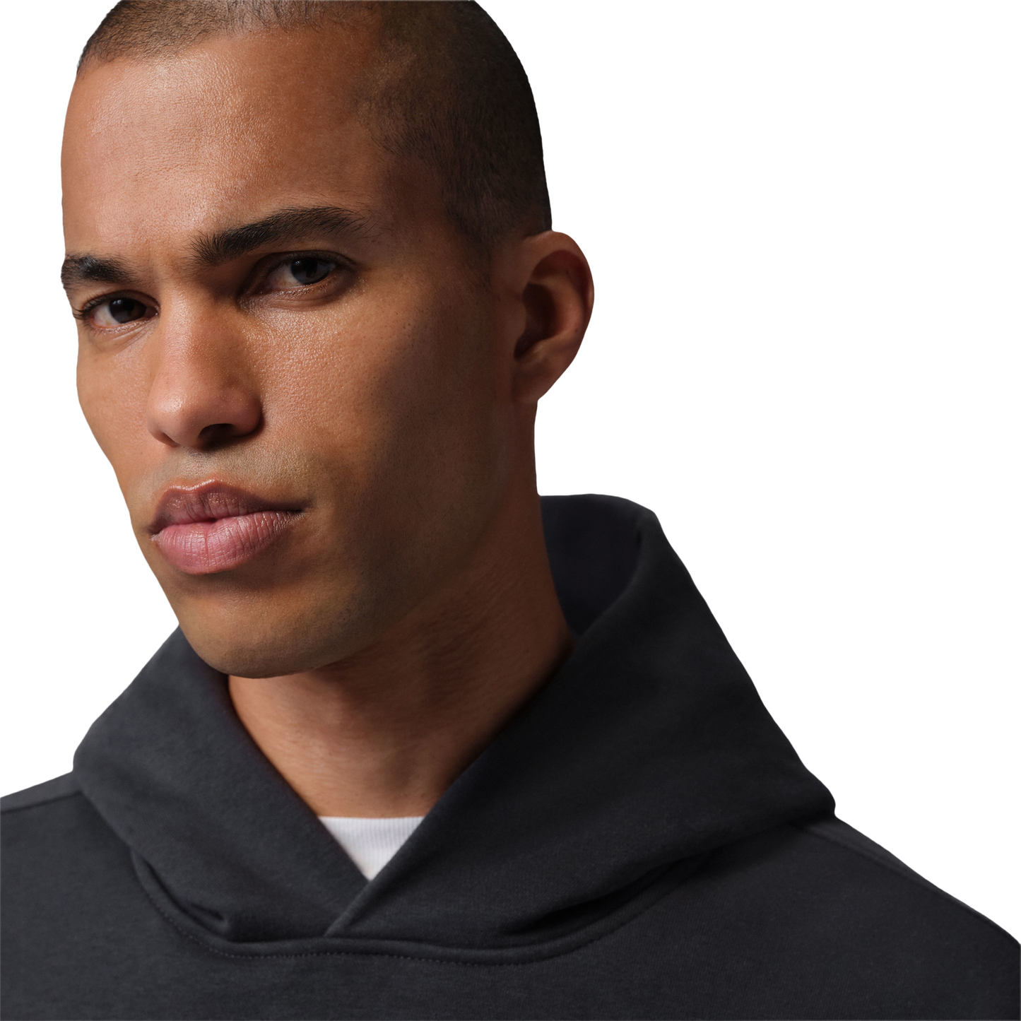 Jordan Brooklyn GFX Oversized Pullover Hoodie - Men's - Black
