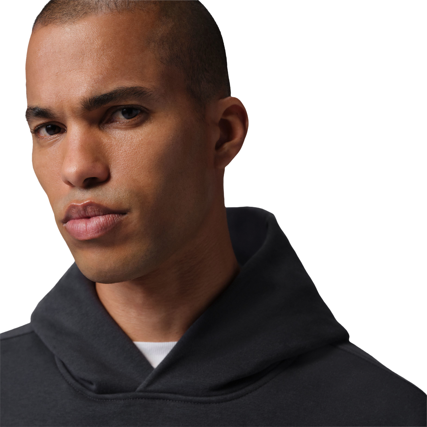 Jordan Brooklyn GFX Oversized Pullover Hoodie - Men's - Black