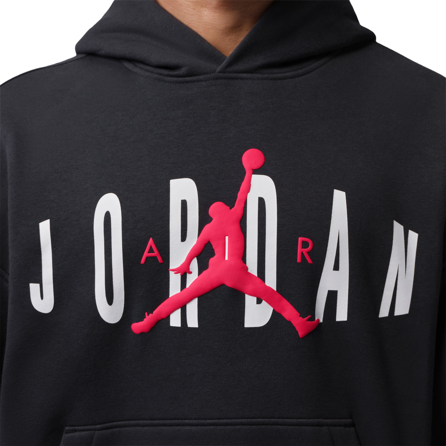 Jordan Brooklyn GFX Oversized Pullover Hoodie - Men's - Black