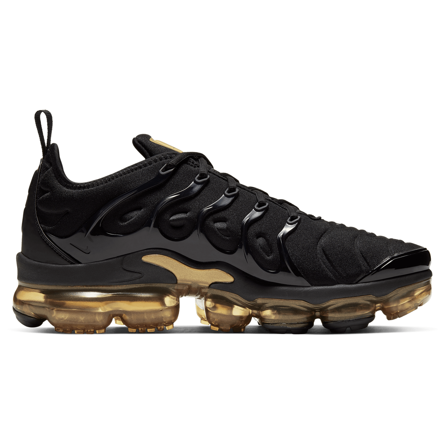 Nike Air Vapormax Plus - Men's - Black/Metallic Gold