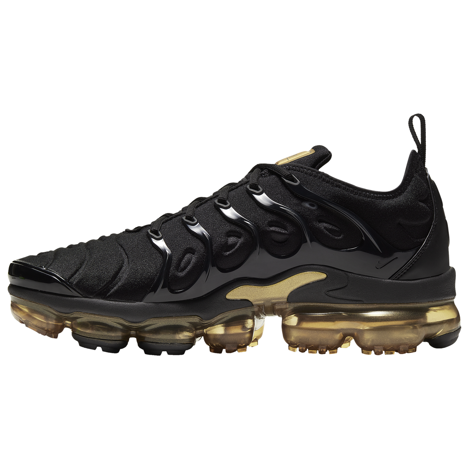 Nike Air Vapormax Plus - Men's - Black/Metallic Gold