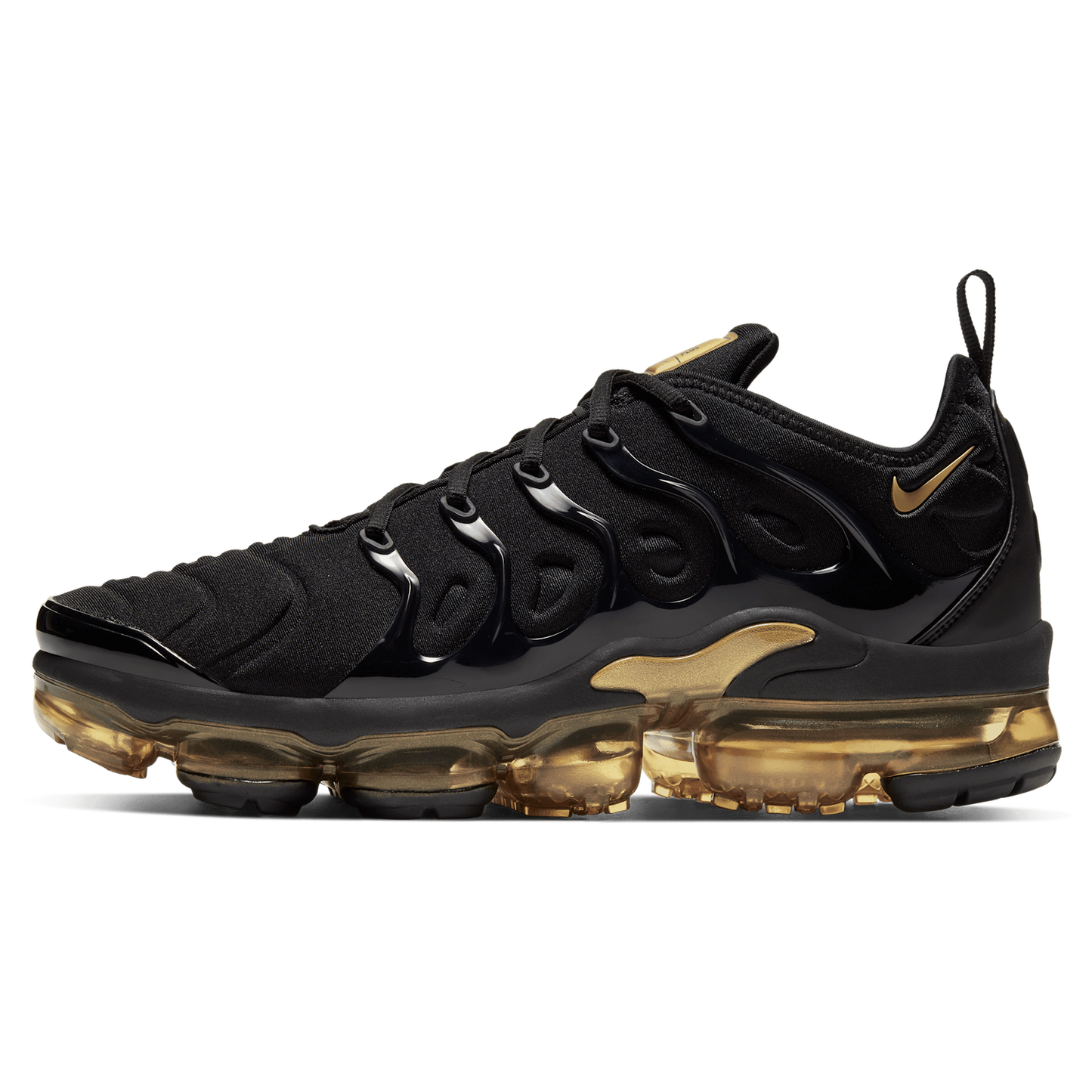 Nike Air Vapormax Plus - Men's - Black/Metallic Gold